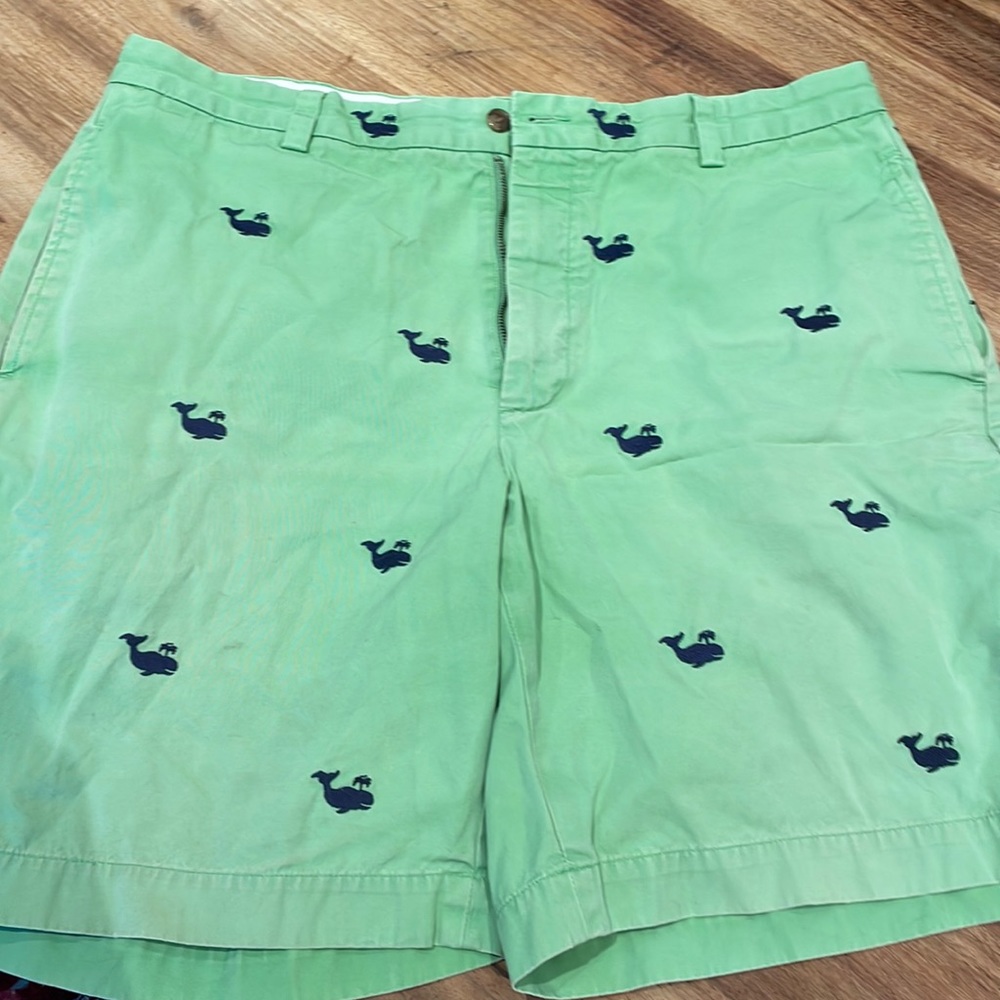 Brooks Brothers whale motif shorts